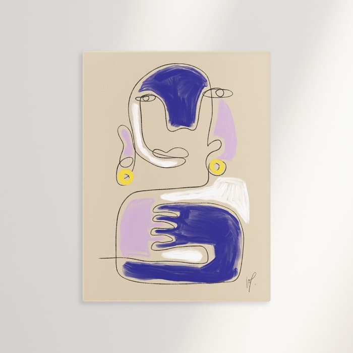 Handpaint 캔버스 액자 이미지