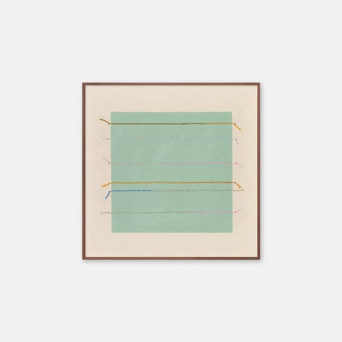 Bright Sage With Olive Line 포스터 이미지