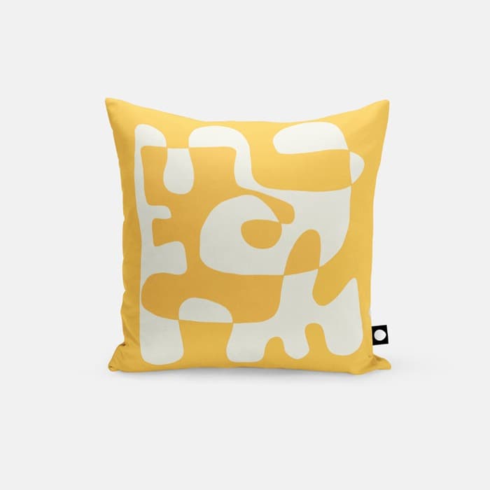 놀이(yellow) 쿠션 커버 이미지