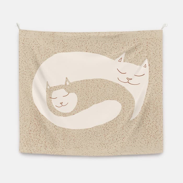 Sleeping Cats 패브릭 포스터 대형 이미지