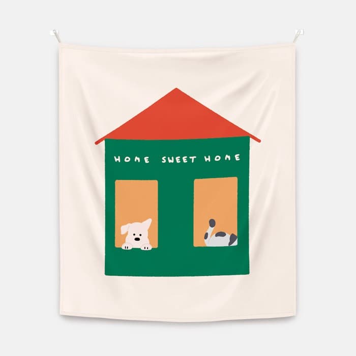 HOME SWEET HOME 패브릭 포스터 대형 이미지