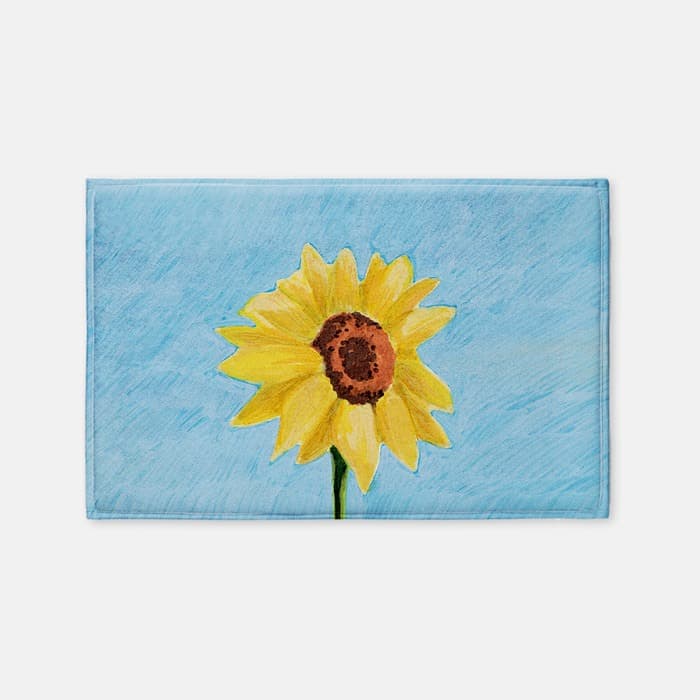 해바라기 발매트 이미지