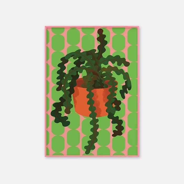 넝쿨 화분 포스터 이미지