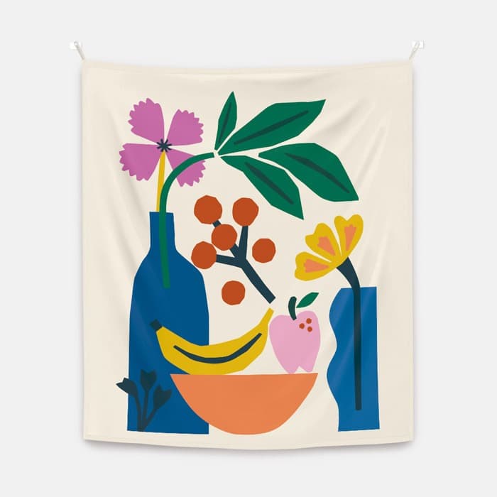 Still life with fruits 패브릭 포스터 대형 이미지