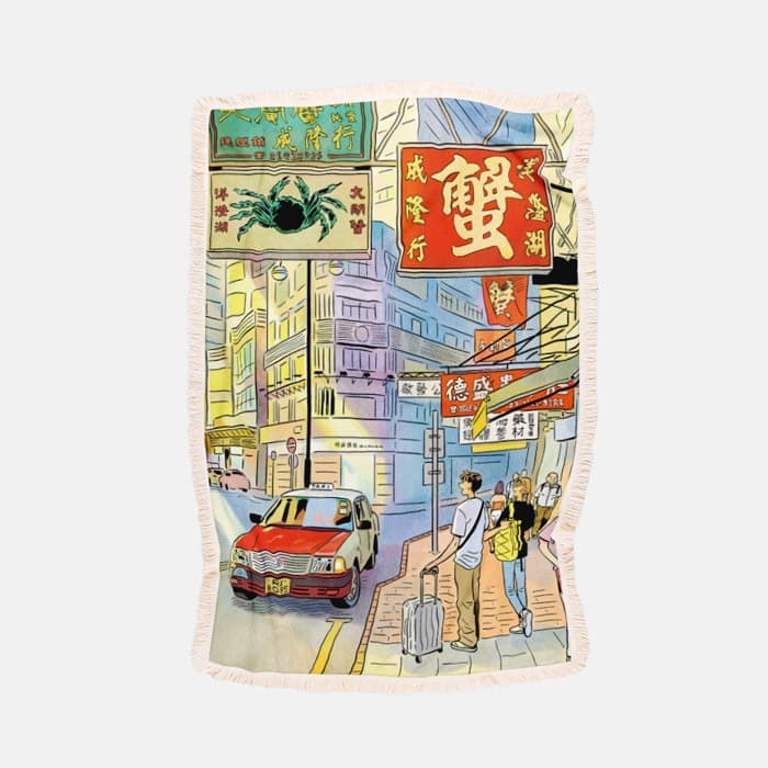 홍콩 극세사 담요 이미지