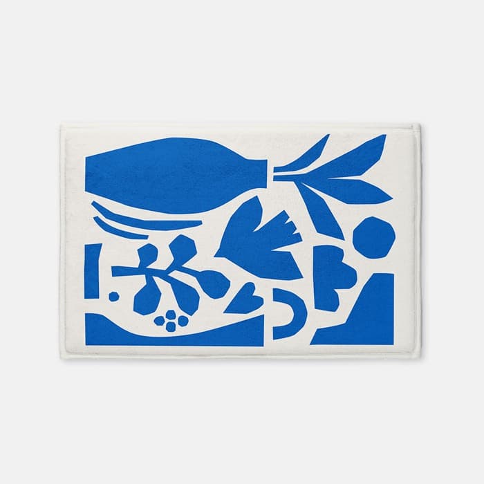 Blue vase collage 발매트 이미지