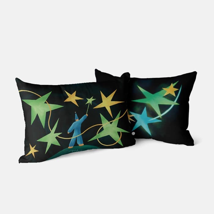 반짝 별 베개 커버 이미지