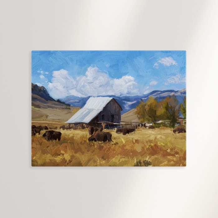 농장 캔버스 액자 이미지