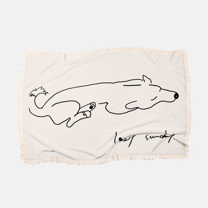 lazy Sunday 극세사 담요 이미지