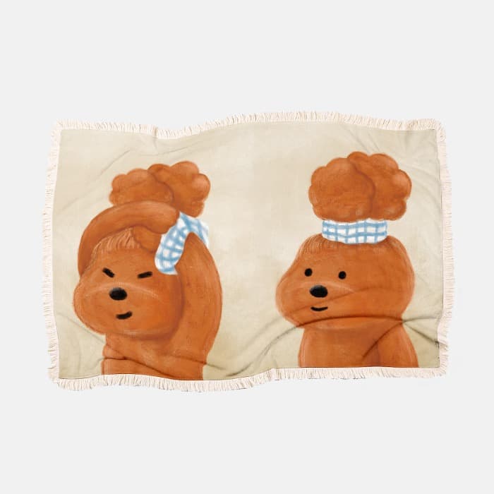 Hair Style 극세사 담요 이미지