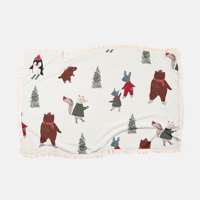 Winter gathering 극세사 담요 이미지