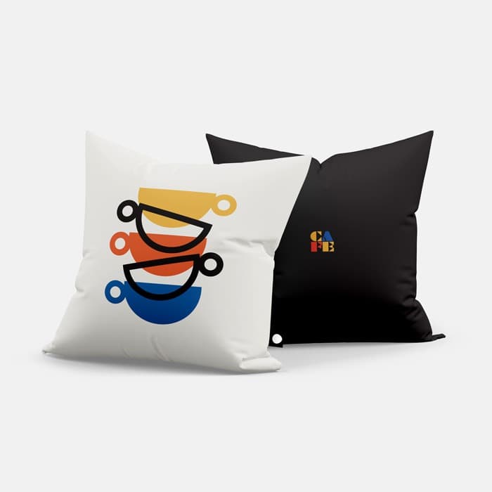 Cafe 쿠션 커버 이미지