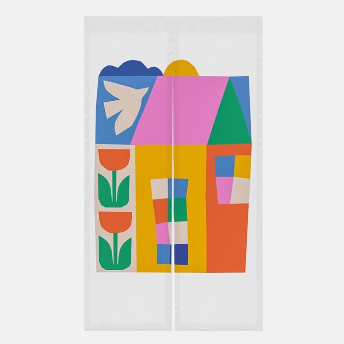 Spring day 트임형 가림막 커튼 이미지