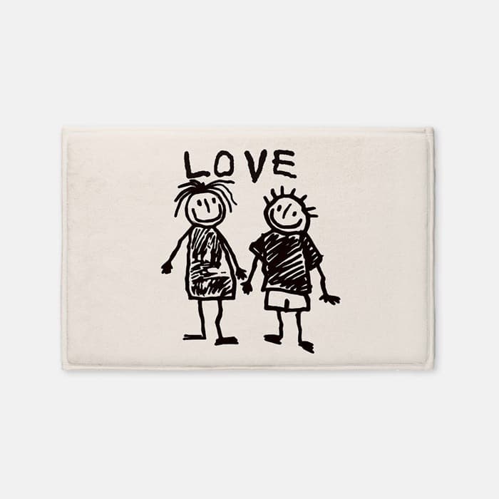 사랑 발매트 이미지