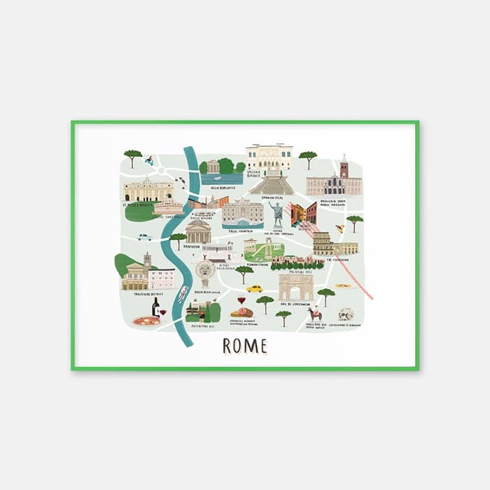 Rome Map 포스터 이미지
