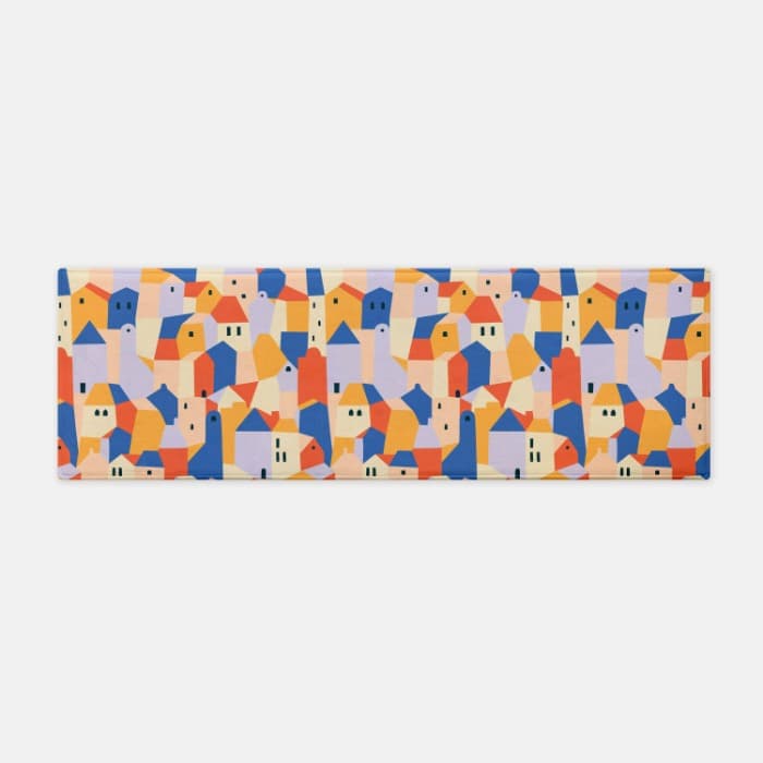 Colorful City 주방매트 러너, 러그 이미지