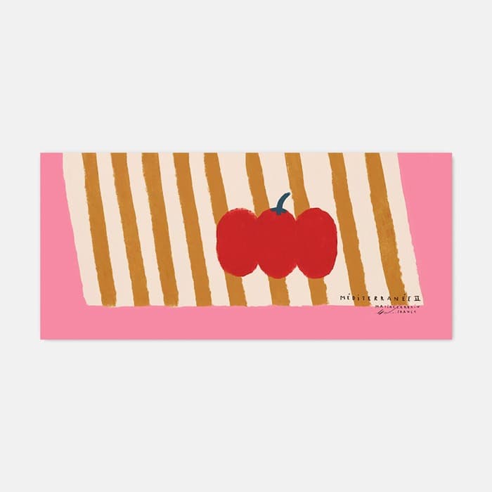 지중해 토마토 소프트 규조토 주방매트 이미지