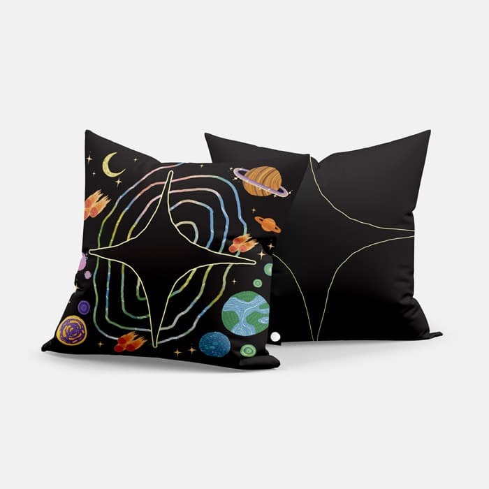 사건의 지평선 쿠션 커버 이미지