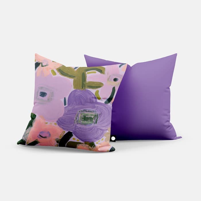 Lilac Flowers 쿠션 커버 이미지