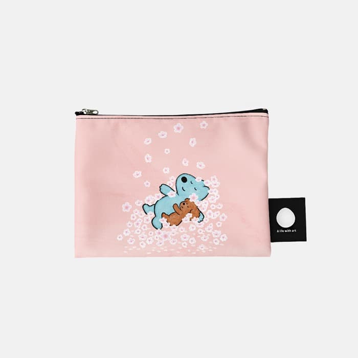 꽃 비 파우치 이미지