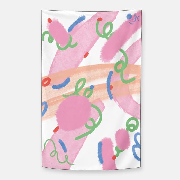 예감 좋은 날 쉬폰 패브릭 포스터 이미지