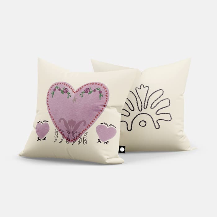 러브레터 쿠션 커버 이미지