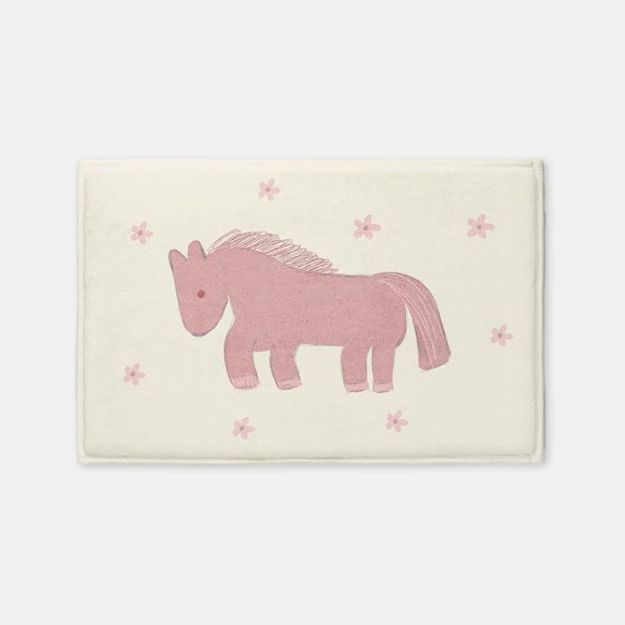 flower & horse 발매트 이미지