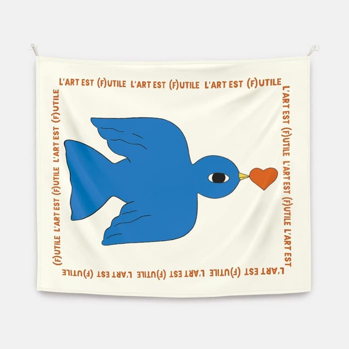 쓸모있는 예술 패브릭 포스터 대형 이미지