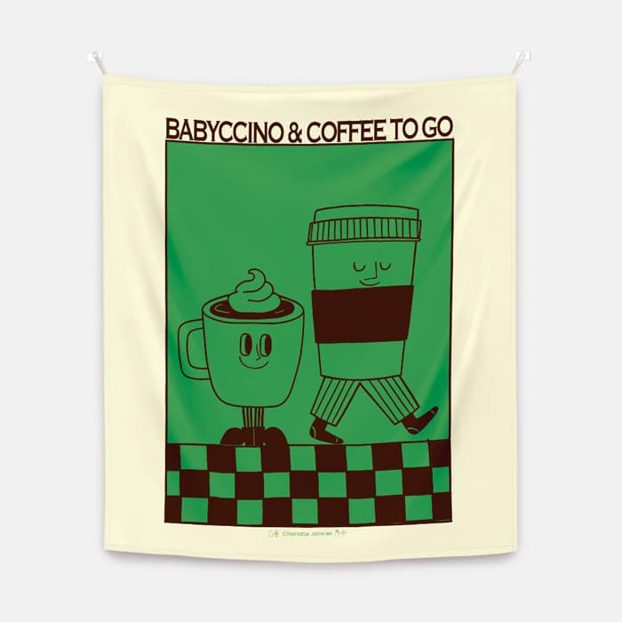 BABYCCINO 패브릭 포스터 대형 이미지