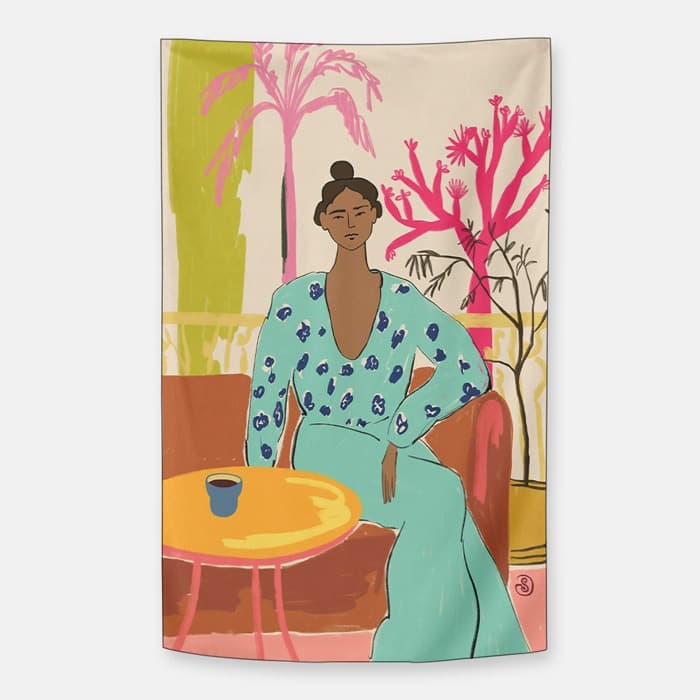 Colourful tranquility 쉬폰 패브릭 포스터 이미지