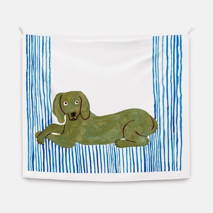 Visla on stripes 패브릭 포스터 대형 이미지