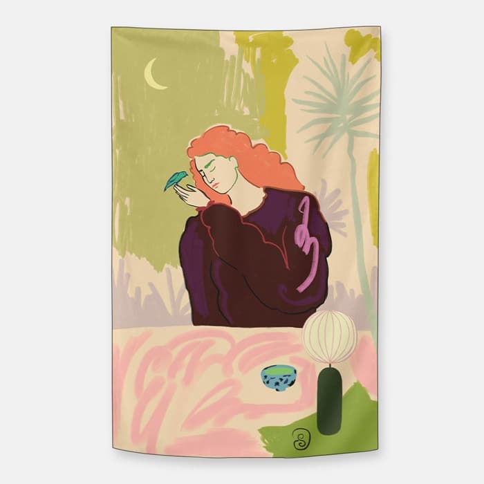 Secret knowledge 쉬폰 패브릭 포스터 이미지