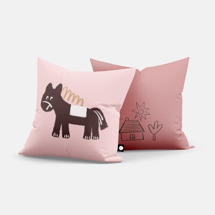 정오의 말 쿠션 커버 이미지