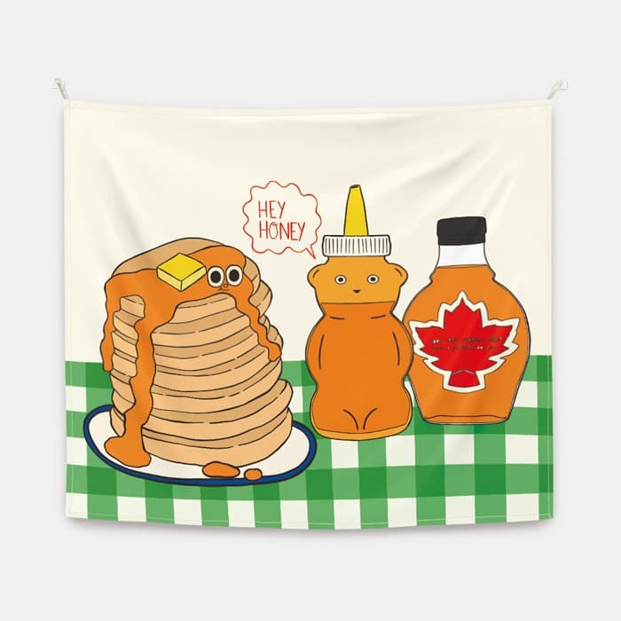 PANCAKES TEAM 패브릭 포스터 대형 이미지