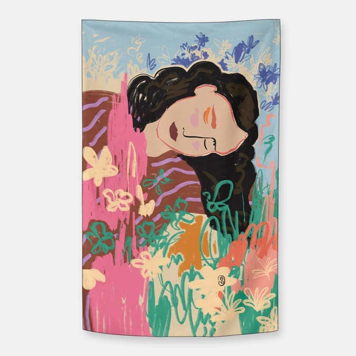 Time To Sleep 쉬폰 패브릭 포스터 이미지