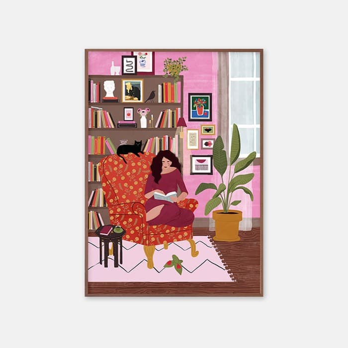 reading book 포스터 이미지