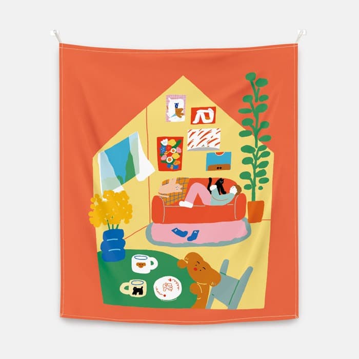 Minghan's home 패브릭 포스터 대형 이미지