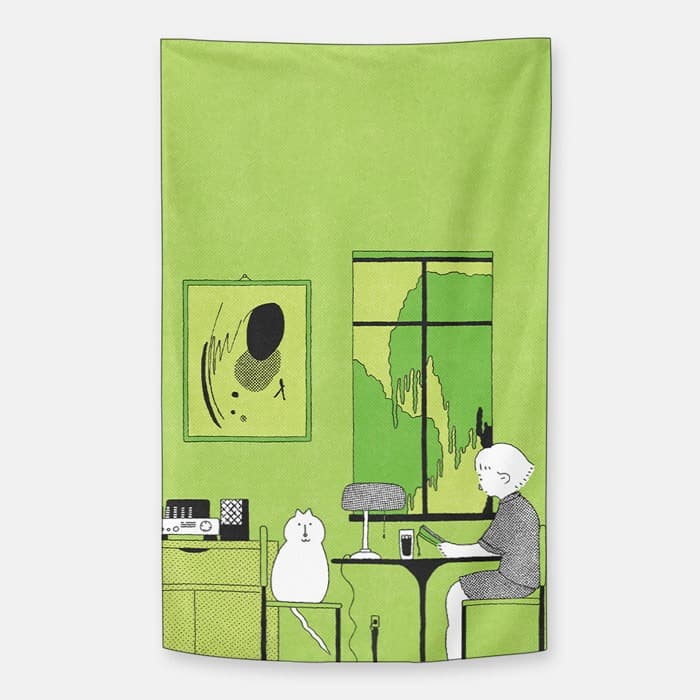 여름의 방 쉬폰 패브릭 포스터 이미지