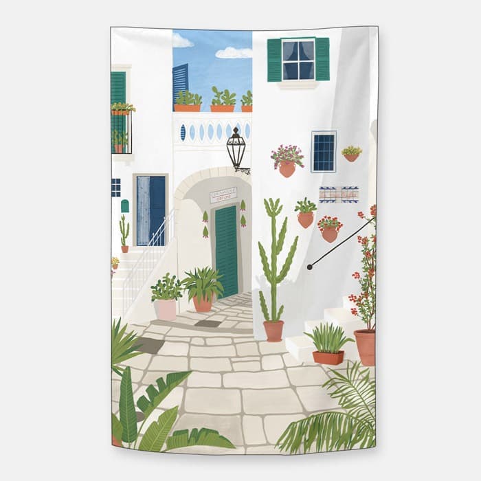 Citta Blanca 쉬폰 패브릭 포스터 이미지