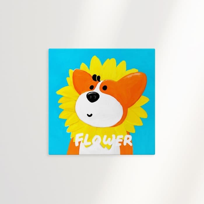 당신만 바라보는 해바라기 캔버스 액자 이미지