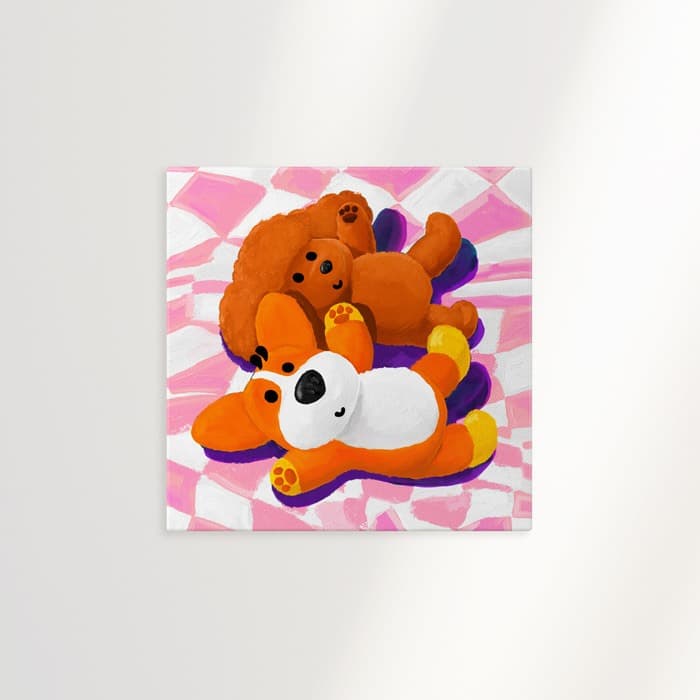 hug me 캔버스 액자 이미지