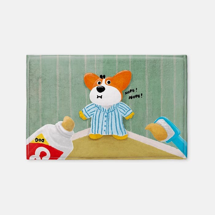 양치시간 발매트 이미지