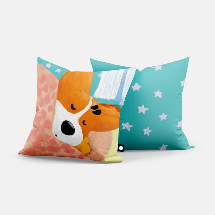 달콤한 아침잠 쿠션 커버 이미지