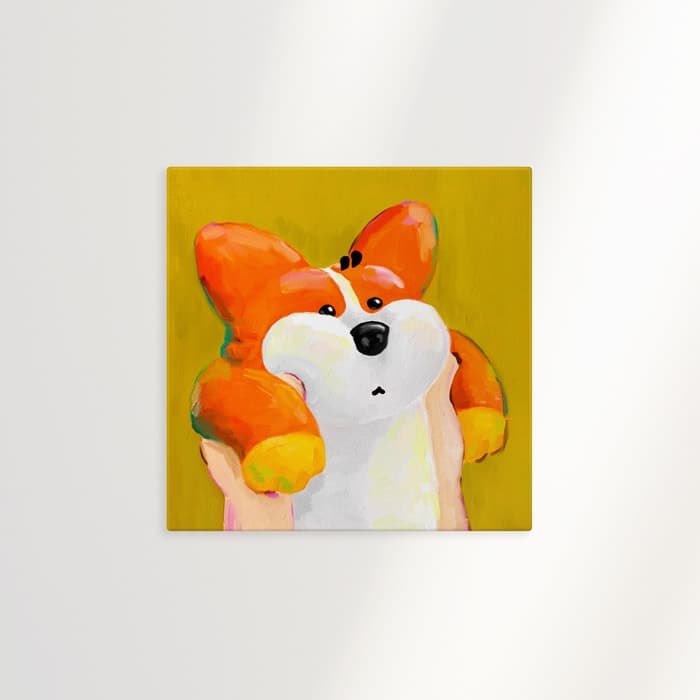 코기도우 캔버스 액자 이미지