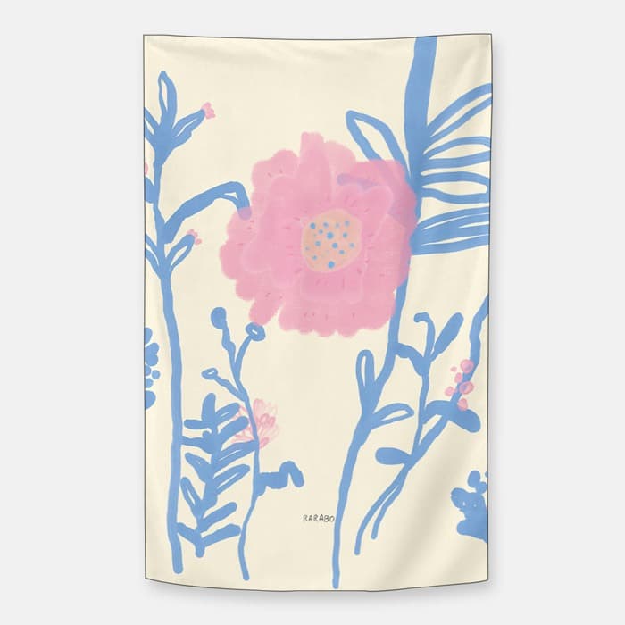 floral jazz 쉬폰 패브릭 포스터 이미지