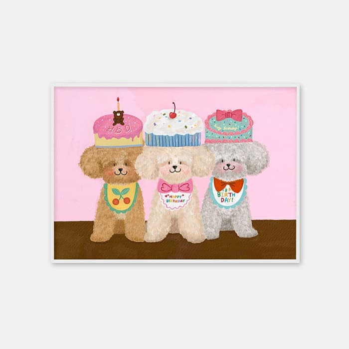 케이크 강아지 3총사 포스터 이미지