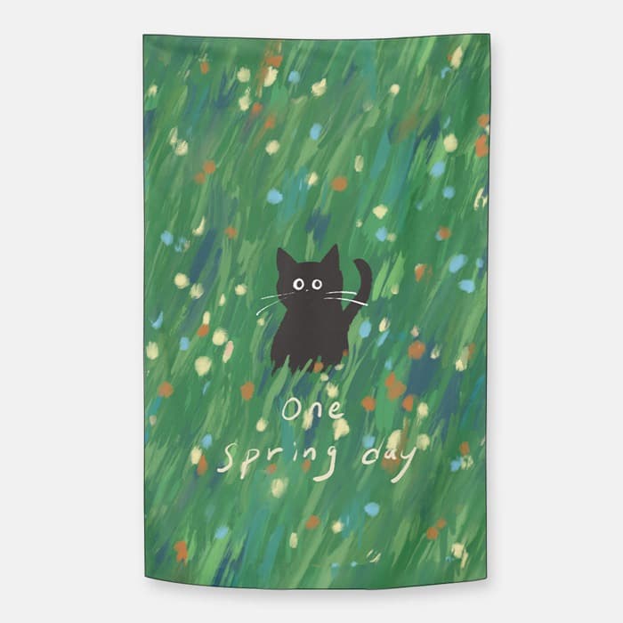 One spring day 쉬폰 패브릭 포스터 이미지