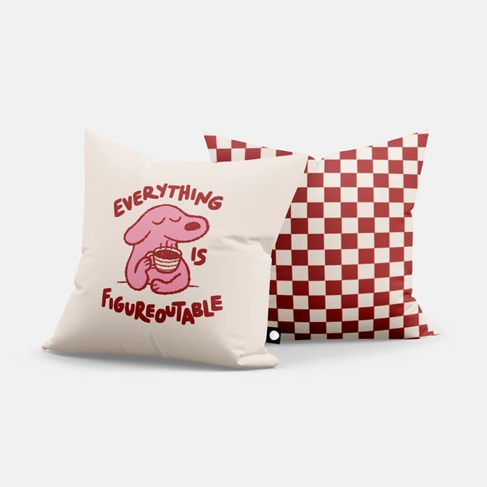 Everything Is Figureoutable 쿠션 커버 이미지