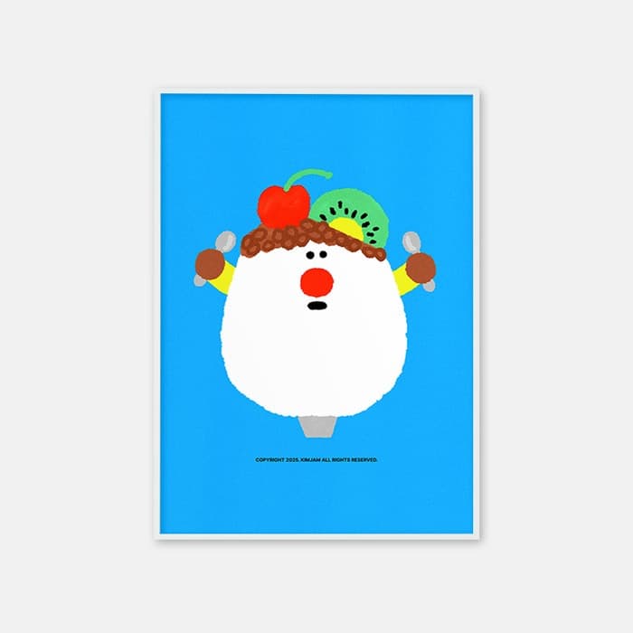 팥빙수 포스터 이미지