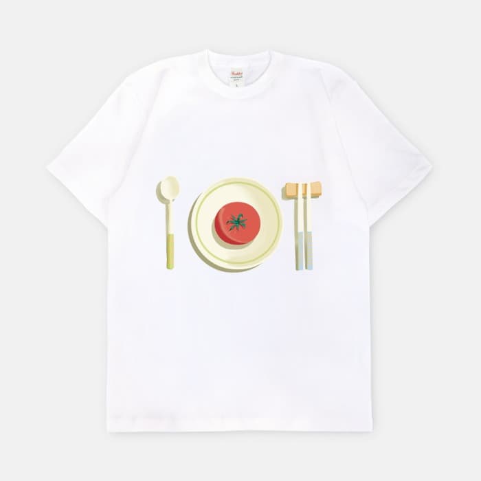 점심 시간 반팔티셔츠 이미지